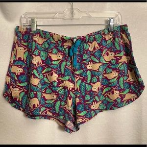 Secret Treasures Sloth Print Sleepwear